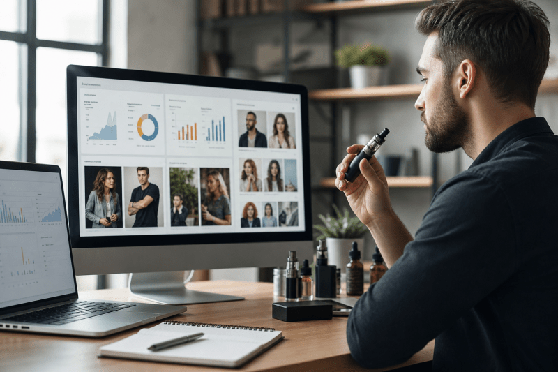 E-Zigaretten im Online-Marketing: Zielgruppenanalyse für Nischenprodukte